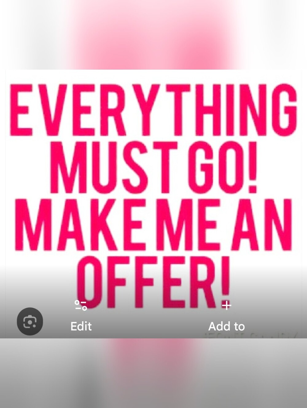 EVERYTHING MUST GO